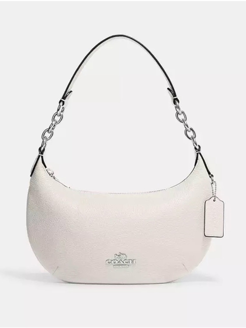Coach Mini Peyton - White/Cream & Silver